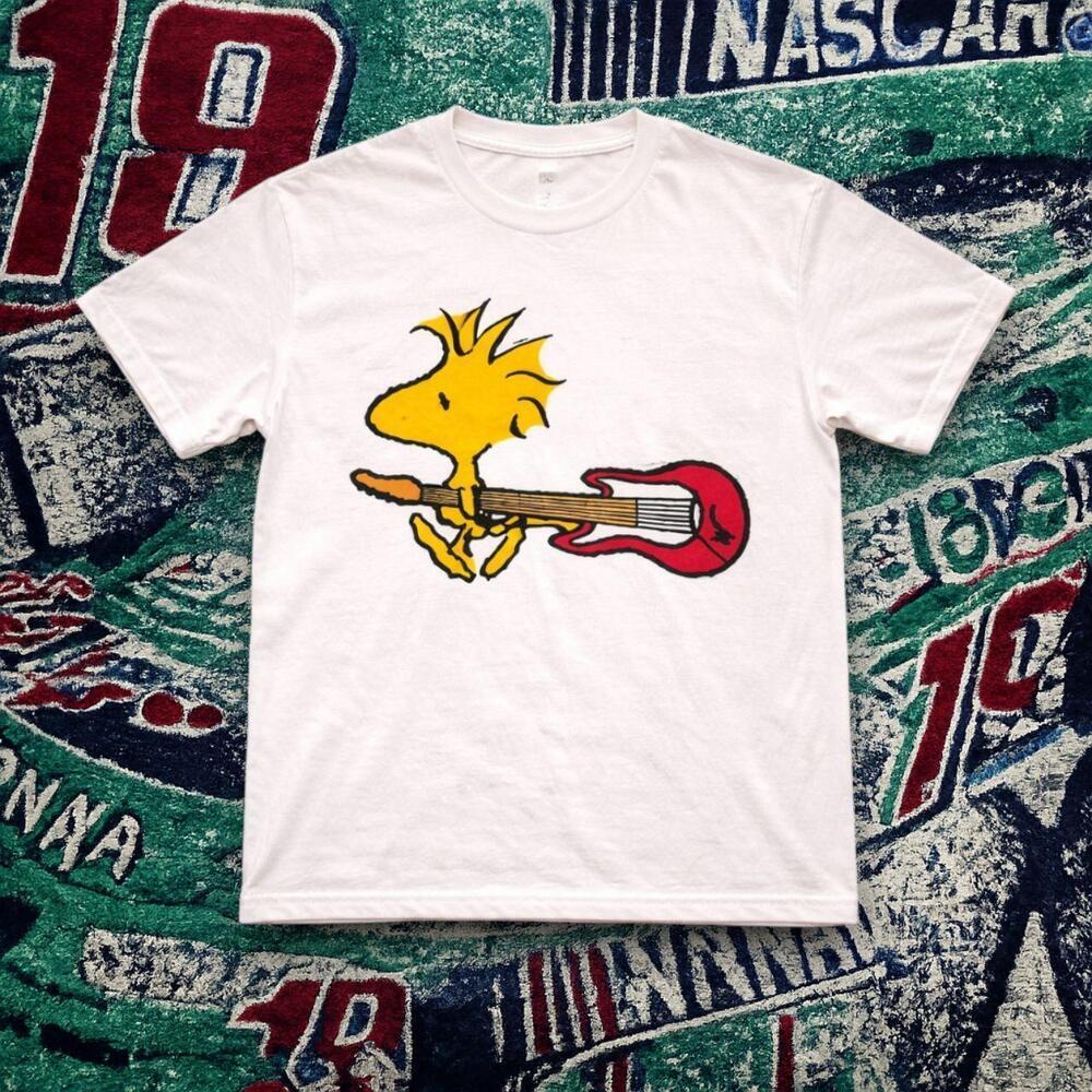 Woodstock Guitar Graphic Tee White Unisex